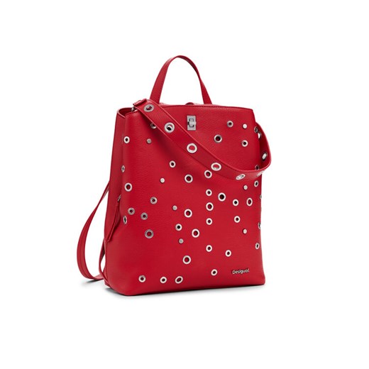 Plecak Desigual Rebel Sumy Red 25SAKP31 Czerwony ze sklepu eobuwie.pl w kategorii Plecaki - zdjęcie 182047815