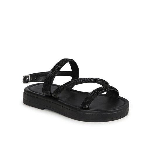 Sandały Karl Lagerfeld Kids Z30004 M Czarny ze sklepu eobuwie.pl w kategorii Sandały dziecięce - zdjęcie 182047839