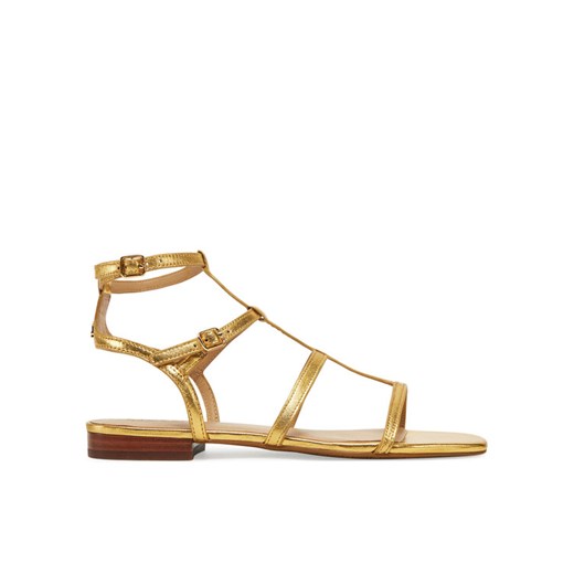 Sandały LAUREN RALPH LAUREN 802978208001 Złoty ze sklepu eobuwie.pl w kategorii Sandały damskie - zdjęcie 182047876