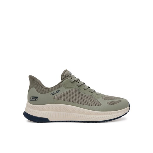 Sneakersy Skechers Bobs Squad 4- 118423/OLV Khaki ze sklepu eobuwie.pl w kategorii Buty sportowe męskie - zdjęcie 182048049
