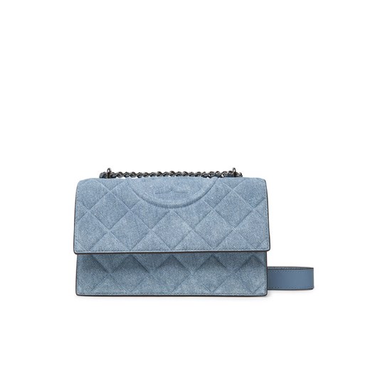 Torebka Tory Burch 167750 Niebieski ze sklepu eobuwie.pl w kategorii Kopertówki - zdjęcie 182048117