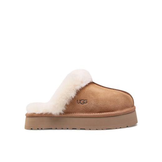 Kapcie Ugg W Disquette 1122550 Brązowy ze sklepu eobuwie.pl w kategorii Kapcie damskie - zdjęcie 182048158
