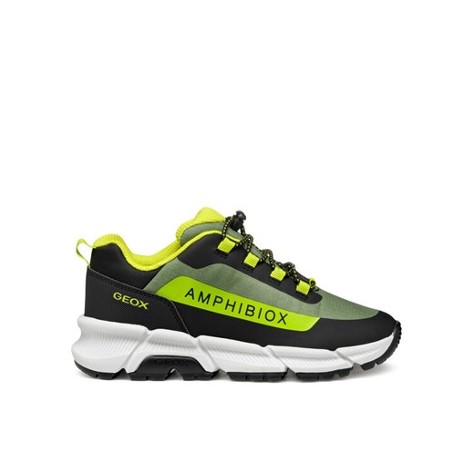 Sneakersy Geox J Flexyper Plus J55LCA 0FU50 C3005 M Zielony ze sklepu eobuwie.pl w kategorii Buty sportowe dziecięce - zdjęcie 182048256