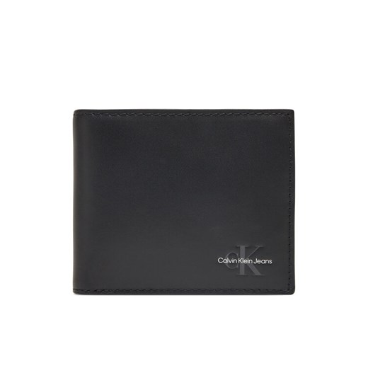 Portfel Calvin Klein Jeans Mono Logo Bifold W/Coin LV04G1013G Czarny - id: 8721107864532 - marki Calvin Klein - 182048267 Portfel Calvin Klein Jeans Mono Logo Bifold W/Coin LV04G1013G Czarny ze sklepu eobuwie.pl w kategorii Portfele męskie - zdjęcie 182048267