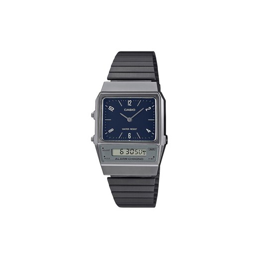 Zegarek Casio Vintage Edgy AQ-800EB-2AEF Czarny ze sklepu eobuwie.pl w kategorii Zegarki - zdjęcie 182048357