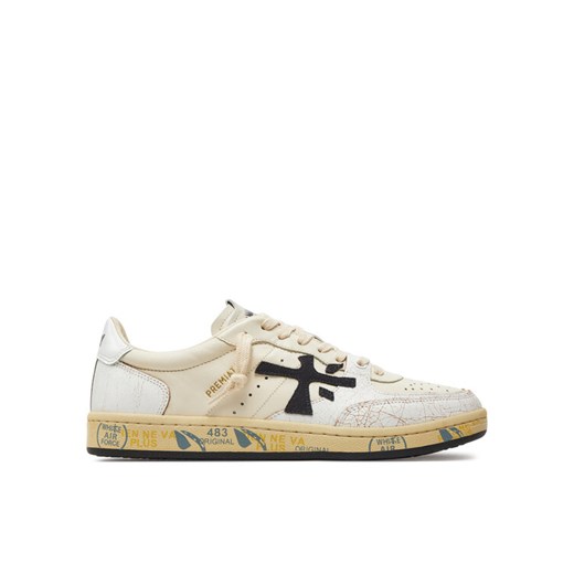 Sneakersy Premiata Bsktclay BSKT CLAY VAR 6775 Écru ze sklepu eobuwie.pl w kategorii Trampki męskie - zdjęcie 182048817