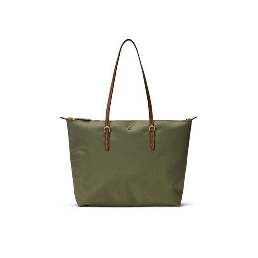 Torebka LAUREN RALPH LAUREN 431916737034 Zielony ze sklepu eobuwie.pl w kategorii Torby Shopper bag - zdjęcie 182048866