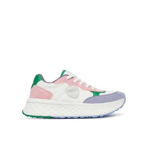 Sneakersy Blauer S5LYNN01 Biały ze sklepu eobuwie.pl w kategorii Buty sportowe damskie - zdjęcie 182048889