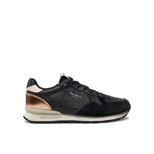 Sneakersy Pepe Jeans PLS40026 Czarny ze sklepu eobuwie.pl w kategorii Buty sportowe damskie - zdjęcie 182049016