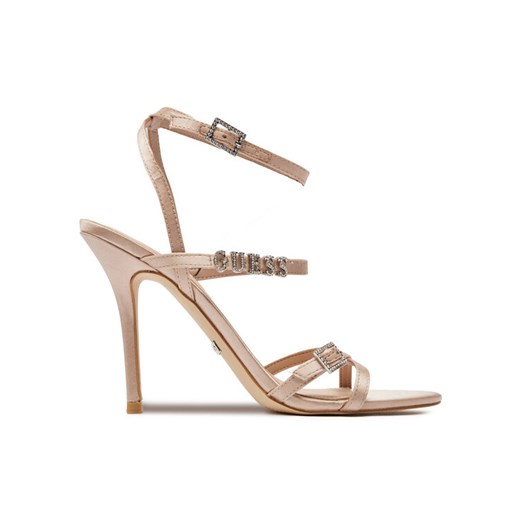 Sandały Guess FLJEDI SAT03 Beżowy ze sklepu eobuwie.pl w kategorii Sandały damskie - zdjęcie 182049095