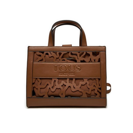 Torebka TOUS Shopping M. Amaya K Shock 2001660755 Brązowy ze sklepu eobuwie.pl w kategorii Torby Shopper bag - zdjęcie 182049115
