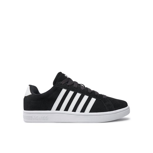 Sneakersy K-Swiss Court Tiebeak 07012 002 Czarny ze sklepu eobuwie.pl w kategorii Buty sportowe męskie - zdjęcie 182049167