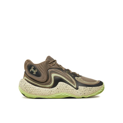 Buty do koszykówki Under Armour Ua Spawn 6 Mid Camo 3028338-200 Szary ze sklepu eobuwie.pl w kategorii Buty sportowe męskie - zdjęcie 182049285