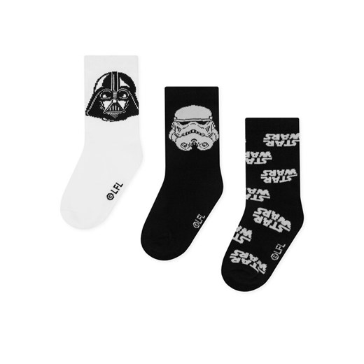 Skarpety Star Wars ACCCS-SS25-320SW(3-PACK) Czarny ze sklepu eobuwie.pl w kategorii Skarpetki dziecięce - zdjęcie 182049289