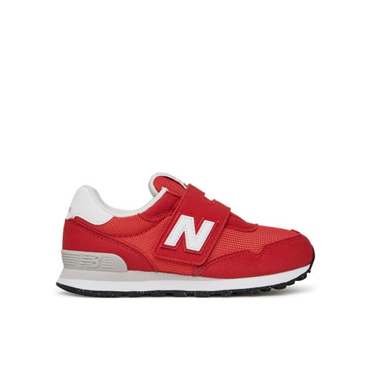 Sneakersy New Balance PV515BR Czerwony ze sklepu eobuwie.pl w kategorii Buty sportowe dziecięce - zdjęcie 182049355