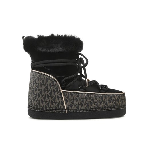Śniegowce MICHAEL Michael Kors Zelda Bootie 40F2ZMFE5D Czarny ze sklepu eobuwie.pl w kategorii Śniegowce damskie - zdjęcie 182049487