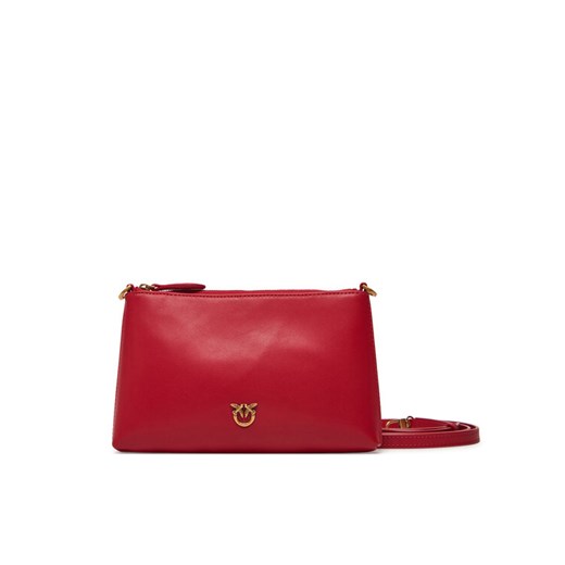 Torebka PINKO Flat Horizontal Mini PE 25 PCPL 104277 A0F1 Czerwony ze sklepu eobuwie.pl w kategorii Listonoszki - zdjęcie 182049668