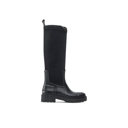 Kalosze Calvin Klein Jeans High Rainboot Neoprene YW0YW00838 Czarny 41 eobuwie.pl