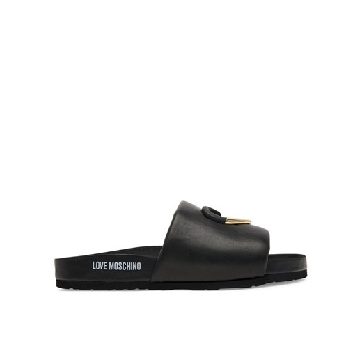 Klapki LOVE MOSCHINO JA28283G1MIE0000 Czarny ze sklepu eobuwie.pl w kategorii Klapki damskie - zdjęcie 182049909