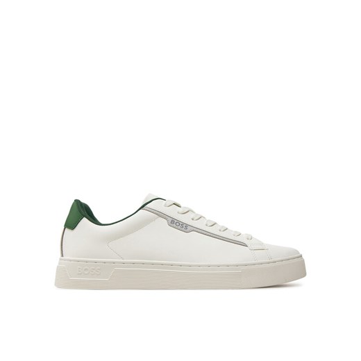 Sneakersy Boss Rhys Tenn 50502869 Biały ze sklepu eobuwie.pl w kategorii Buty sportowe męskie - zdjęcie 182049916