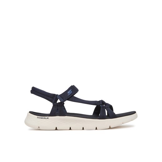 Sandały Skechers Go Walk Flex Sandal-Sublime 141451/NVY Granatowy ze sklepu eobuwie.pl w kategorii Sandały damskie - zdjęcie 182049919