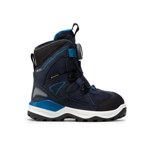 Śniegowce ECCO Snow Mountain GORE-TEX 71029251237 Granatowy ze sklepu eobuwie.pl w kategorii Buty zimowe dziecięce - zdjęcie 182049927
