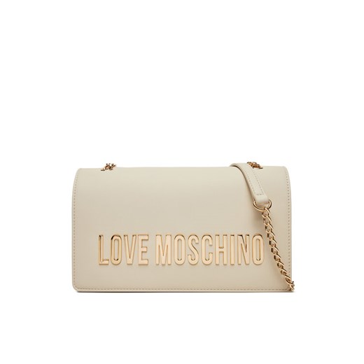Torebka LOVE MOSCHINO JC4192PP1MKD0110 Écru ze sklepu eobuwie.pl w kategorii Listonoszki - zdjęcie 182049988