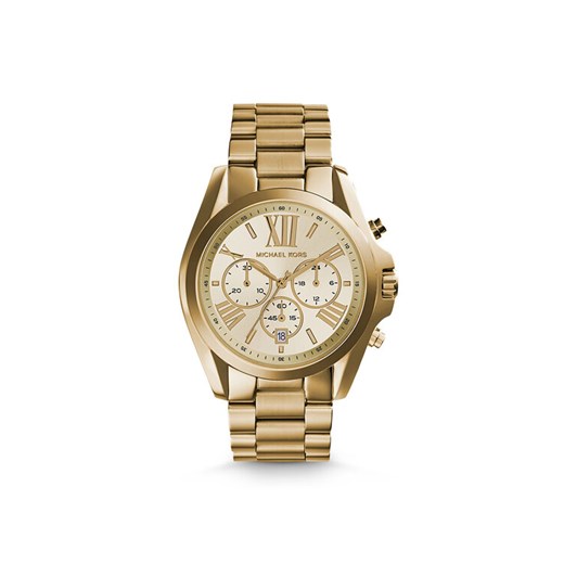 Zegarek Michael Kors Bradshaw MK5605 Złoty ze sklepu eobuwie.pl w kategorii Zegarki - zdjęcie 182050037