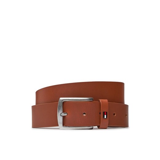 Pasek Męski Tommy Hilfiger Denton 3.5 Ext AM0AM12054 Brązowy ze sklepu eobuwie.pl w kategorii Paski męskie - zdjęcie 182050047
