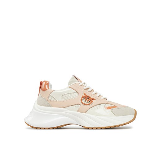 Sneakersy PINKO Ariel 15 SS0067E023 Beżowy ze sklepu eobuwie.pl w kategorii Buty sportowe damskie - zdjęcie 182050066
