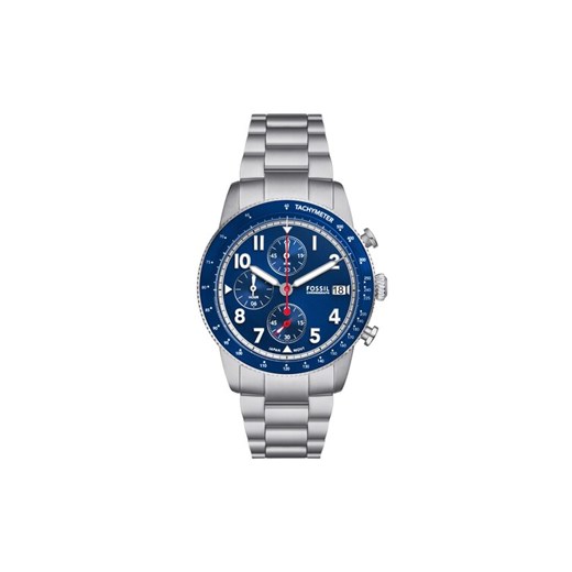 Zegarek Fossil Sport Tourer FS6047 Srebrny ze sklepu eobuwie.pl w kategorii Zegarki - zdjęcie 182050075