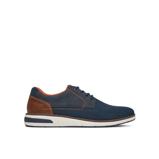 Sneakersy Rieker 11301-14 Granatowy ze sklepu eobuwie.pl w kategorii Buty sportowe męskie - zdjęcie 182050078