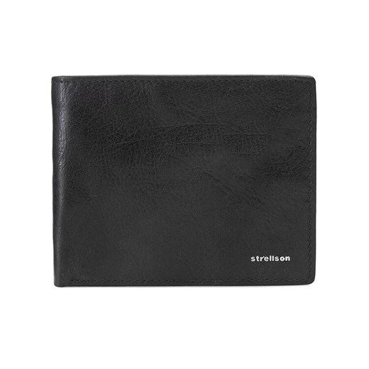 Duży Portfel Męski Strellson Billfold H8 4010001301 Czarny ze sklepu eobuwie.pl w kategorii Portfele męskie - zdjęcie 182050079