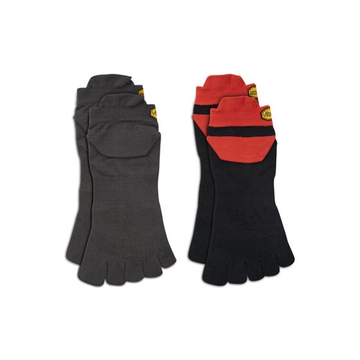 Zestaw 2 par niskich skarpet unisex Vibram Fivefingers No Show S21N35P Szary ze sklepu eobuwie.pl w kategorii Skarpetki damskie - zdjęcie 182050107