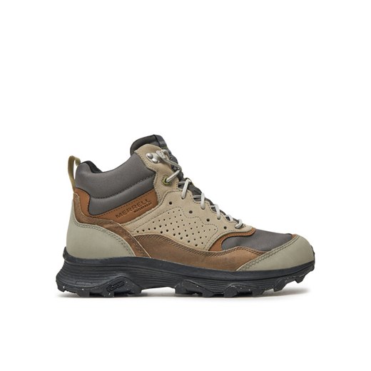Trekkingi Merrell Speed Solo Mid Wp J037859 Szary ze sklepu eobuwie.pl w kategorii Buty trekkingowe męskie - zdjęcie 182050129