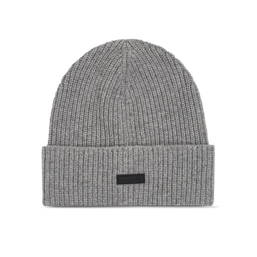 Czapka Calvin Klein Daddy Wool Beanie K50K510984 Szary ze sklepu eobuwie.pl w kategorii Czapki zimowe męskie - zdjęcie 182050135