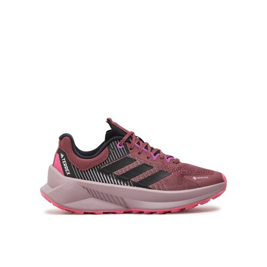 Buty do biegania adidas Terrex Soulstride Flow Gtx GORE-TEX JI1672 Brązowy ze sklepu eobuwie.pl w kategorii Buty sportowe damskie - zdjęcie 182050176