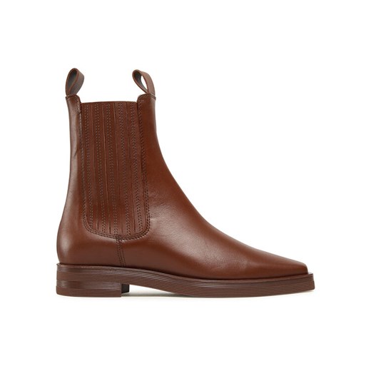 Sztyblety Gino Rossi 222FW131 Brązowy ze sklepu eobuwie.pl w kategorii Botki - zdjęcie 182050219
