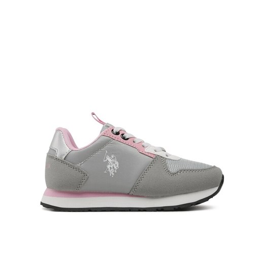 Sneakersy U.S. Polo Assn. Nobik NOBIK008 Szary ze sklepu eobuwie.pl w kategorii Buty sportowe dziecięce - zdjęcie 182050259