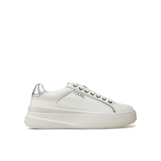 Sneakersy KARL LAGERFELD KL64020 Biały ze sklepu eobuwie.pl w kategorii Buty sportowe damskie - zdjęcie 182050355