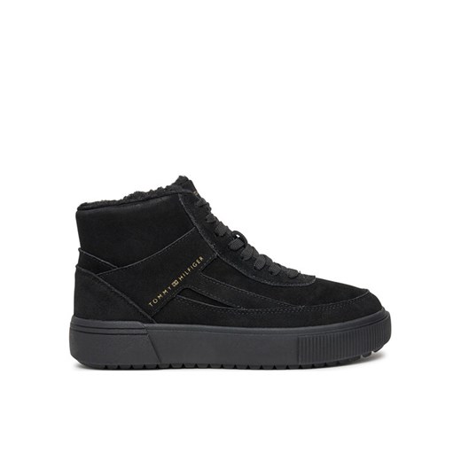 Botki Tommy Hilfiger FW0FW08108 Czarny ze sklepu eobuwie.pl w kategorii Botki - zdjęcie 182050495