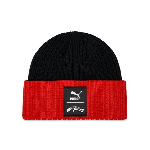 Czapka Puma PUMA x Miraculous Beanie 024796 01 Czarny ze sklepu eobuwie.pl w kategorii Czapki dziecięce - zdjęcie 182050518