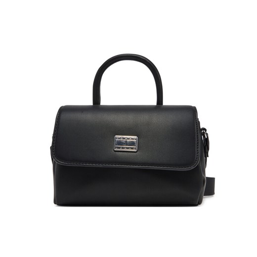 Torebka Tommy Jeans Tjw American Cool Flap Crossover AW0AW17296 Czarny ze sklepu eobuwie.pl w kategorii Torebki damskie - zdjęcie 182050598