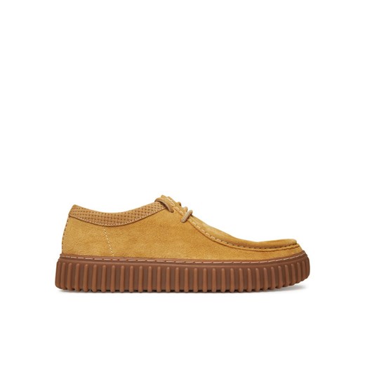Półbuty Clarks Torhill Low 26180911 Żółty ze sklepu eobuwie.pl w kategorii Półbuty męskie - zdjęcie 182050628
