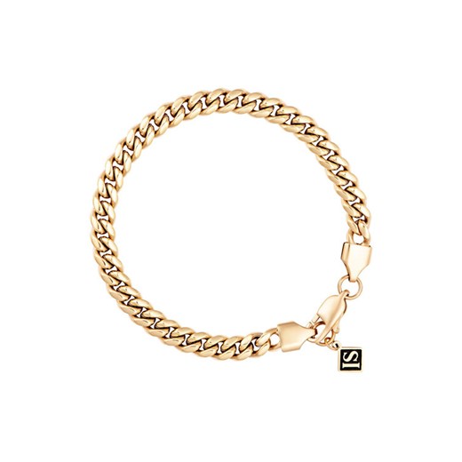 Bransoletka ICED STUFF Miami Cuban Link Złoty ze sklepu eobuwie.pl w kategorii Bransoletki - zdjęcie 182050649