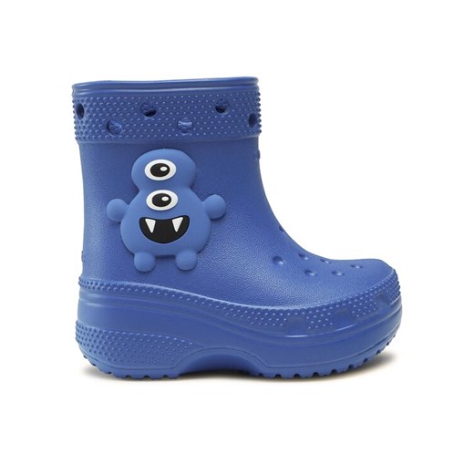 Kalosze Crocs Crocs Classic I Am Monster Boot T 209144 Niebieski ze sklepu eobuwie.pl w kategorii Kalosze dziecięce - zdjęcie 182050658