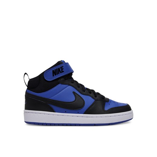 Sneakersy Nike Court Borough Mid 2 (GS) CD7782 404 Niebieski ze sklepu eobuwie.pl w kategorii Buty sportowe dziecięce - zdjęcie 182050698
