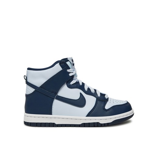 Sneakersy Nike Dunk High (GS) DB2179 008 Biały ze sklepu eobuwie.pl w kategorii Buty sportowe dziecięce - zdjęcie 182050699