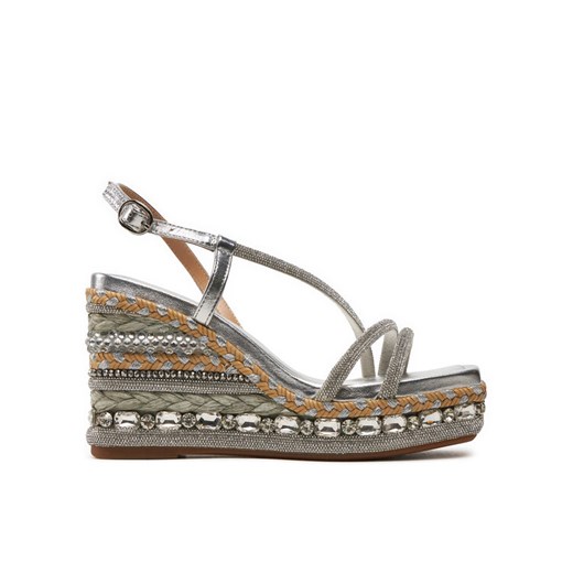 Espadryle Alma En Pena V240998 Srebrny ze sklepu eobuwie.pl w kategorii Sandały damskie - zdjęcie 182050749