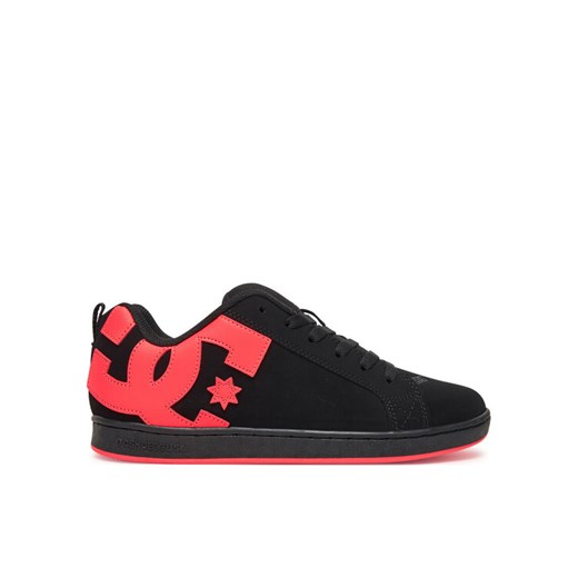 Sneakersy DC COURT GRAFFIK 300678-BHP Czarny ze sklepu eobuwie.pl w kategorii Buty sportowe damskie - zdjęcie 182050766